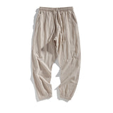 FGKKS New Men Solid Color Harem Pants Fashion Brand Male Harajuku Style Sweatpants Men's Cotton Comfortable Casual Pants