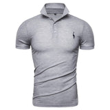 Polo Shirts for Men Brand Quality Polos Men Embroidery Polo Giraffe Shirt Men Casual Patchwork Male Tops Clothing Men